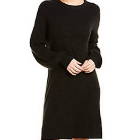 Michael Stars Dresses & Skirts - Michael Stars Layla Bishop Sweater dress, Black, Size M, new with tag
